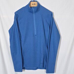 Patagonia #44450 Women's Bayan Capilene 3 1/4 Zip Pullover - Blue - Sz M*